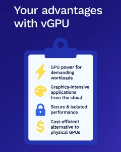 Your advantages with vGPU